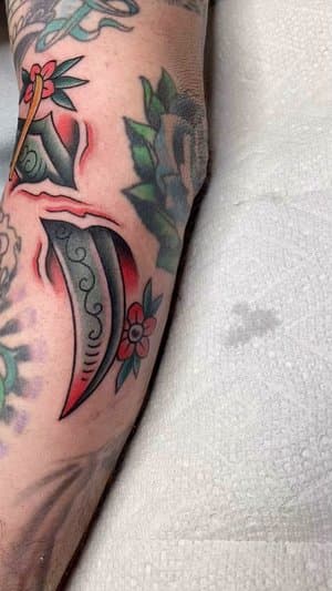 Recent tattoo work by Red Letter Tattoo artist